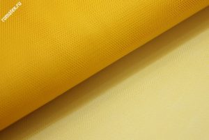 Ткань сетка жесткая цвет жёлтый