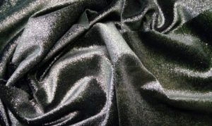 Обивочная ткань для мебели  Бархат Металлик черный однотонный